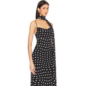 LPA Black and White Elegant Dress